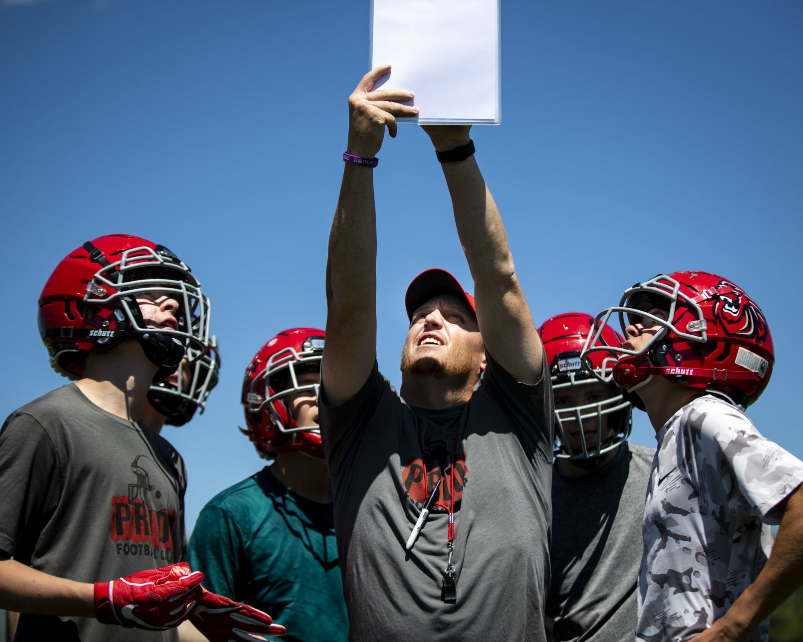 Lockwood football practice